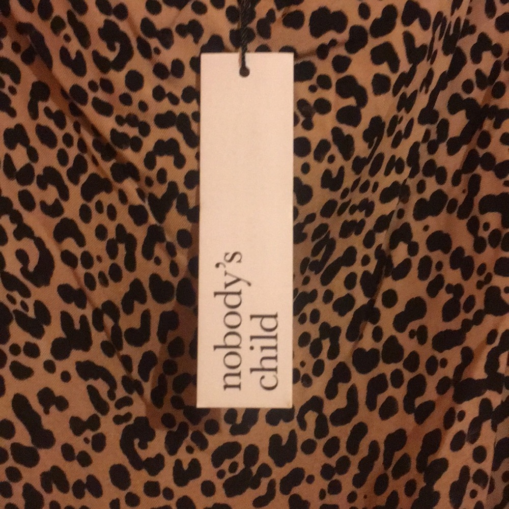 NWOT Leopard Print Midi Tea dress/ UK12/US8 - Picture 9 of 12